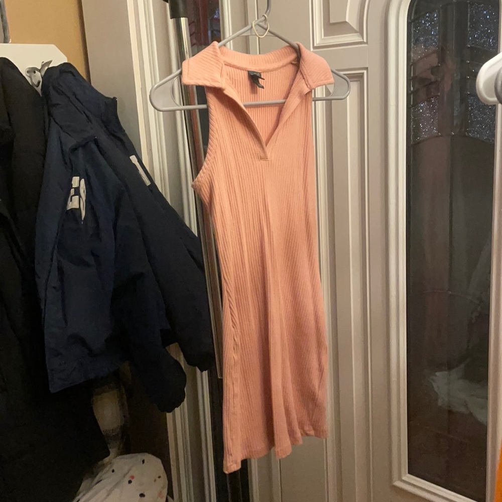Collared mini dress